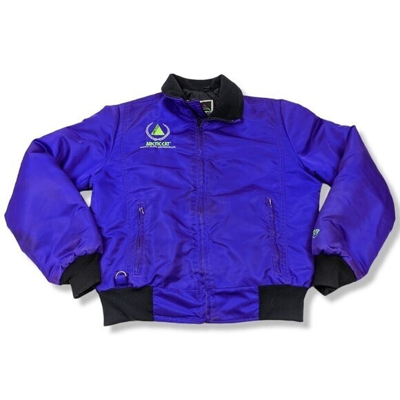 Vintage Artic Cat‎ Snowmobile Bomber Jacket *READ - Picture 1 of 11